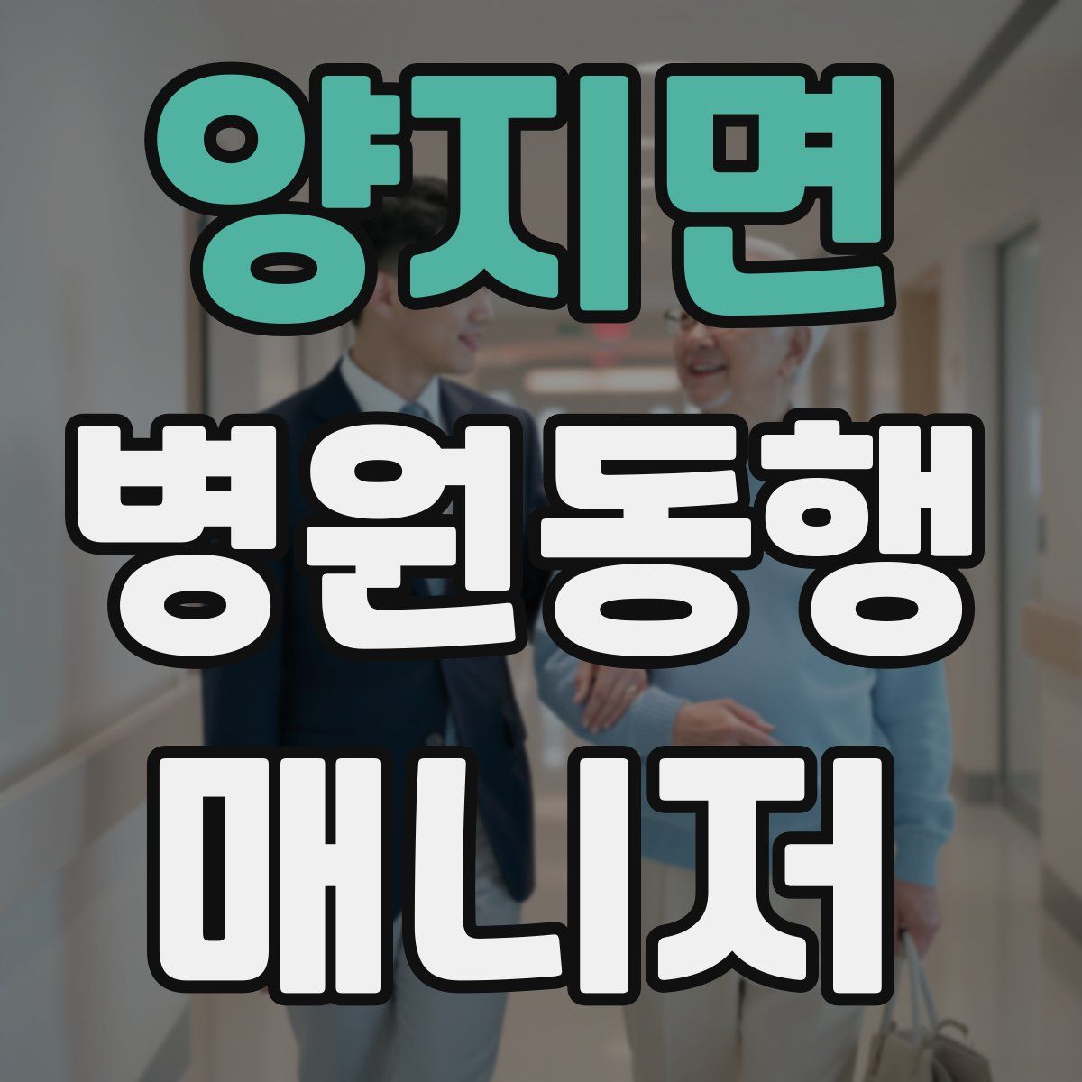 양지면 병원동행매니저 자격증