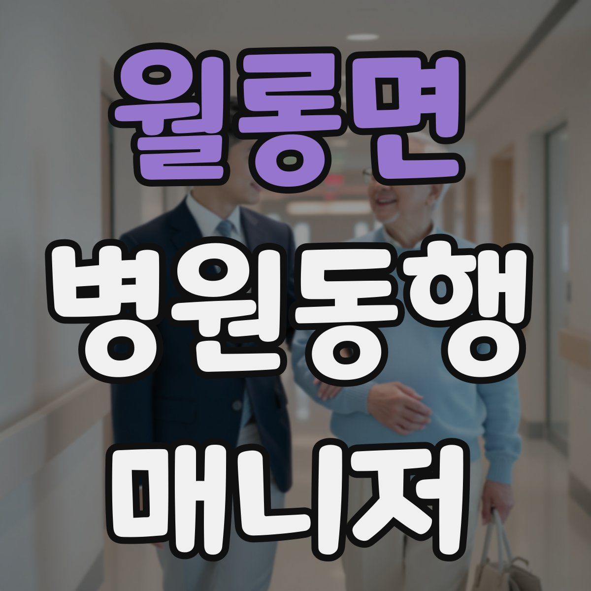 월롱면 병원동행매니저 자격증