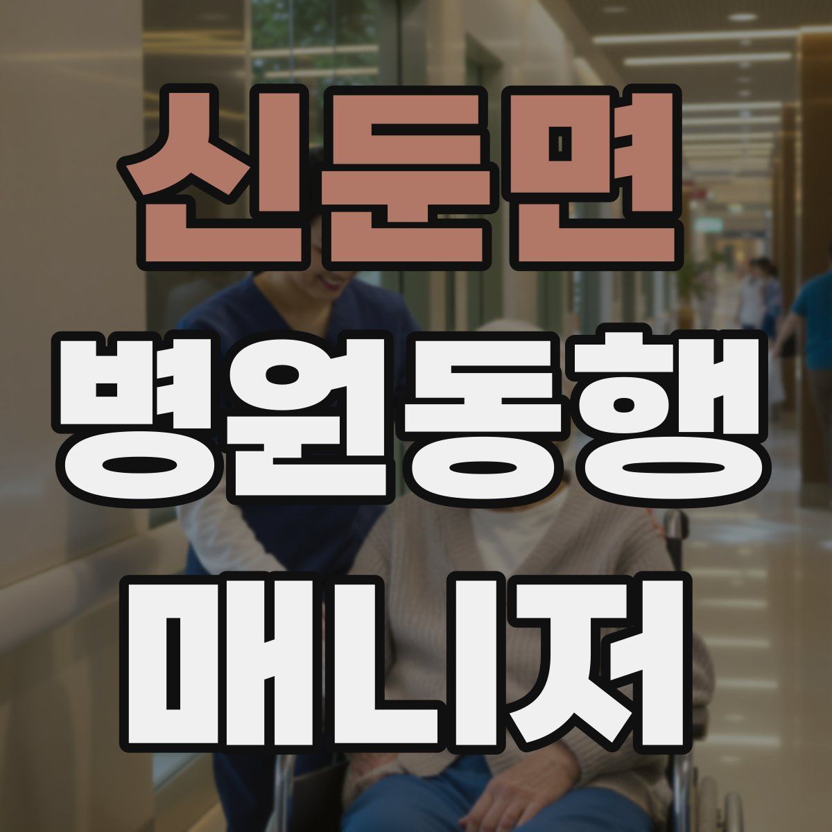 신둔면 병원동행매니저 자격증