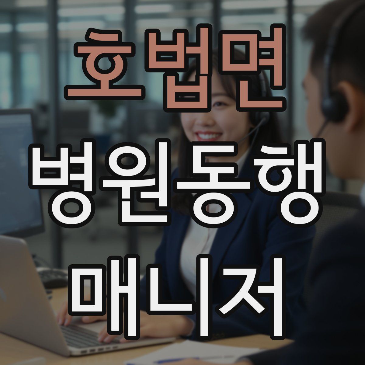 호법면 병원동행매니저 자격증