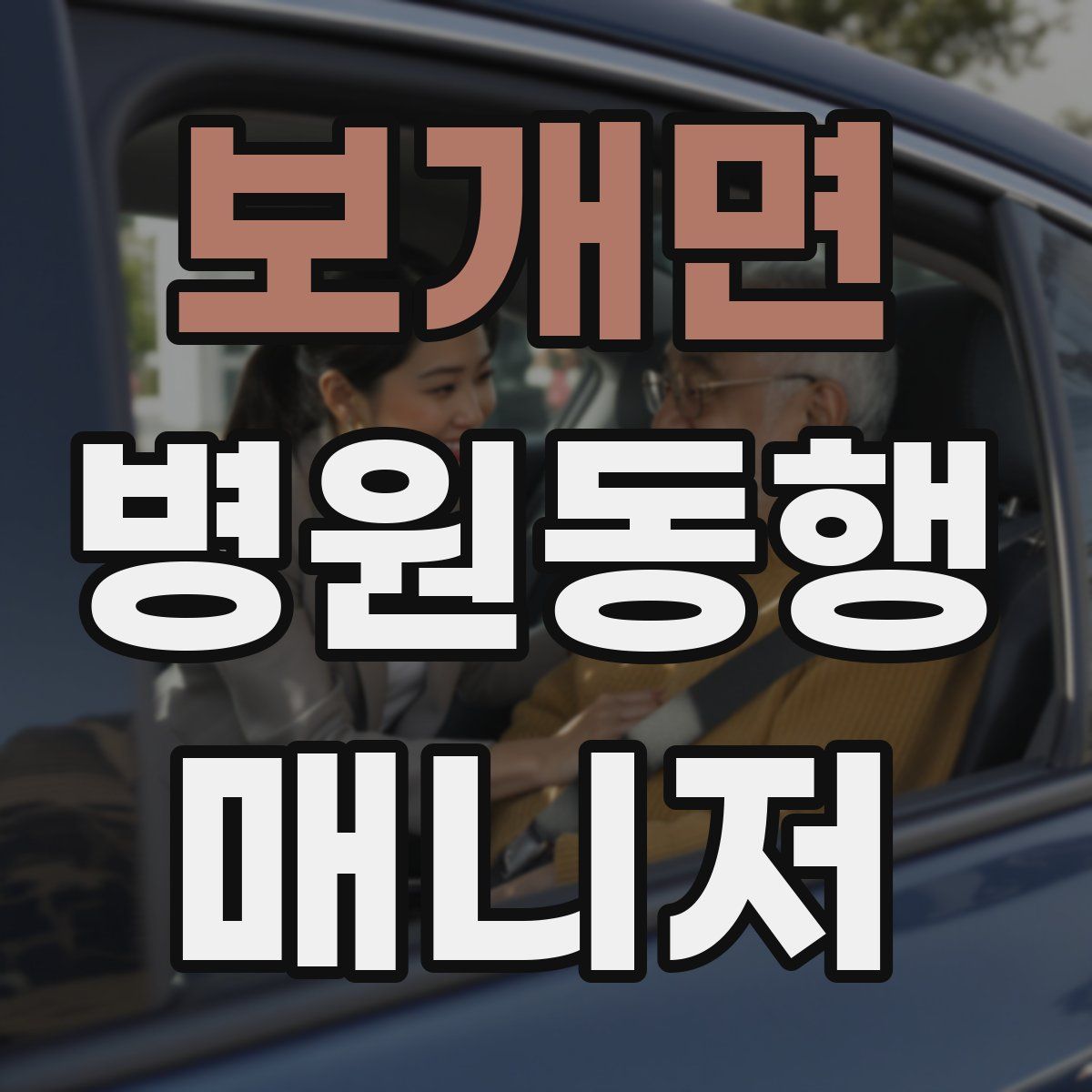 보개면 병원동행매니저 자격증