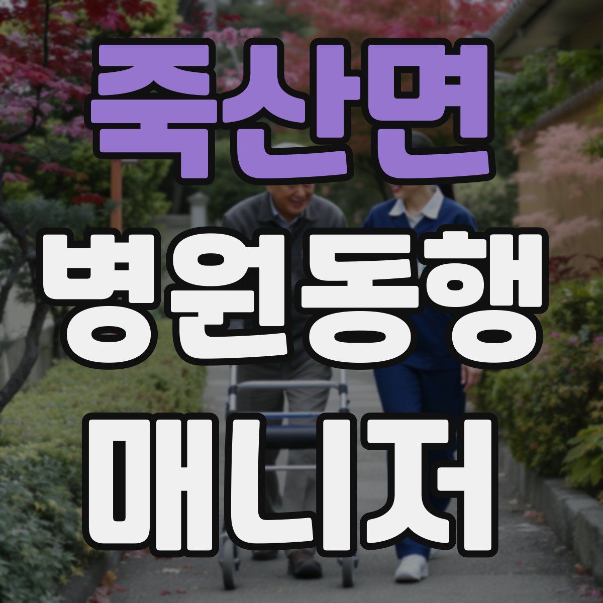 죽산면 병원동행매니저 자격증