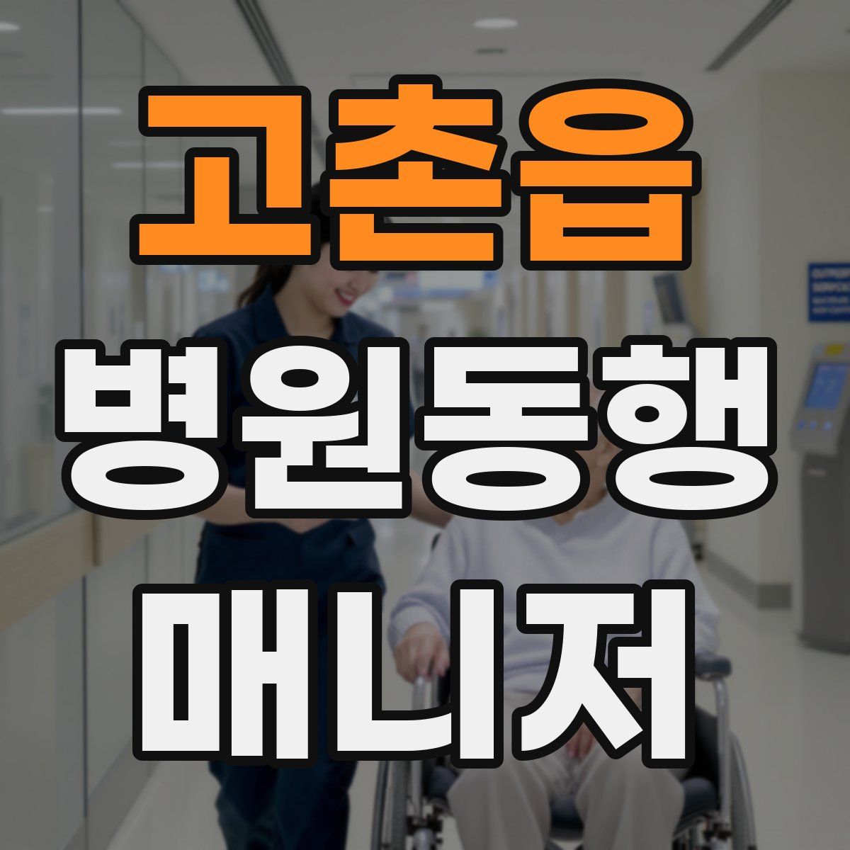 고촌읍 병원동행매니저 자격증