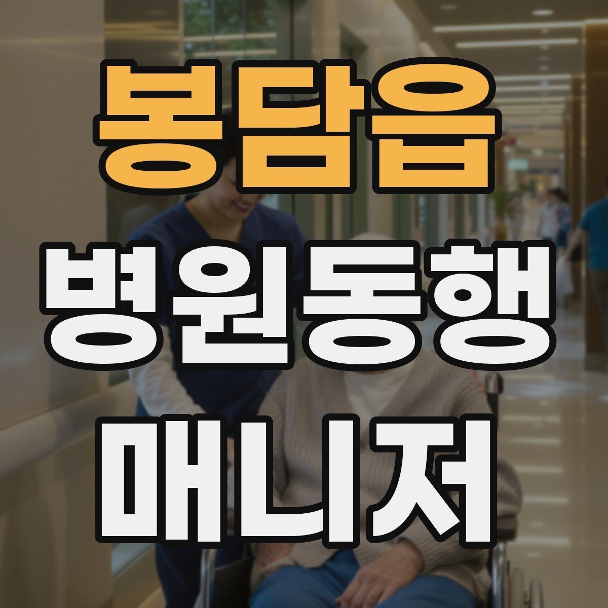 봉담읍 병원동행매니저 자격증 준비부터 첫 동행까지 한 번에 정리