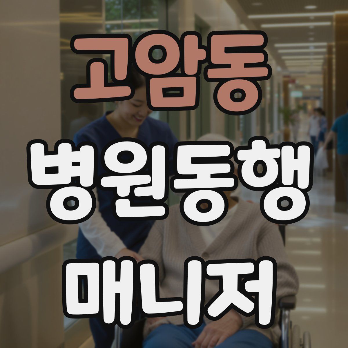 고암동 병원동행매니저 자격증