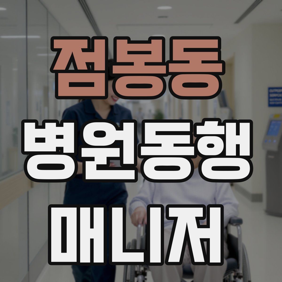 점봉동 병원동행매니저 자격증 이동 수단을 미리 정해야 하는 이유