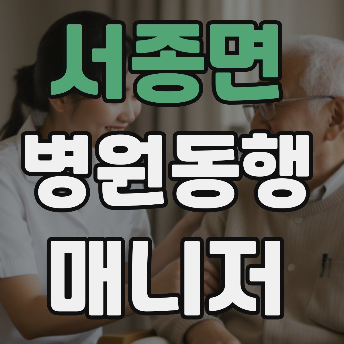 서종면 병원동행매니저 자격증