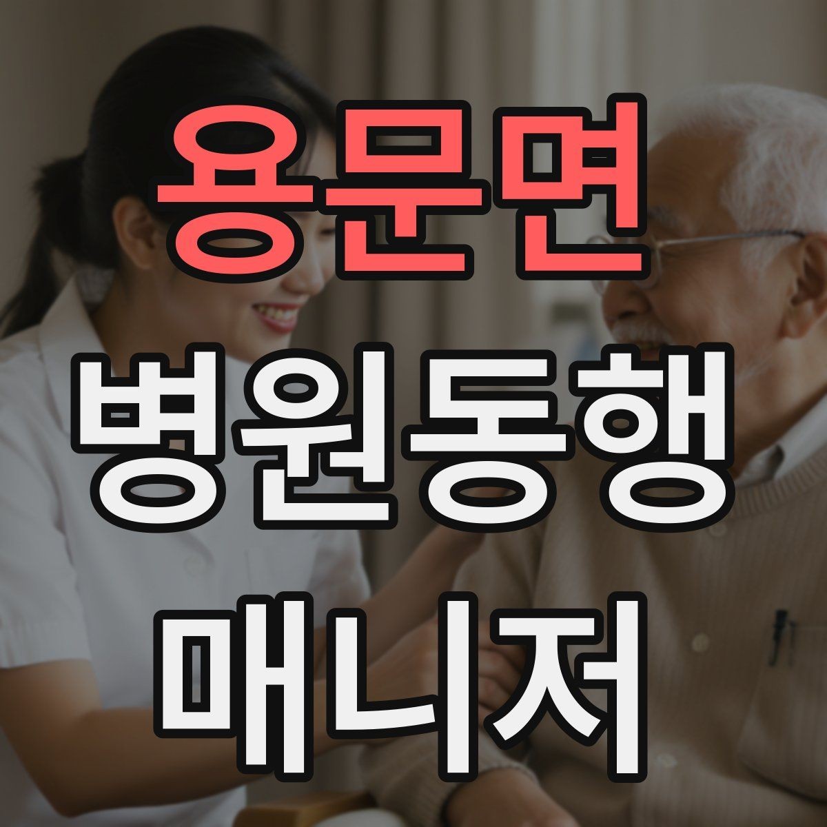 용문면 병원동행매니저 자격증 검사 동행과 진료 동행 차이