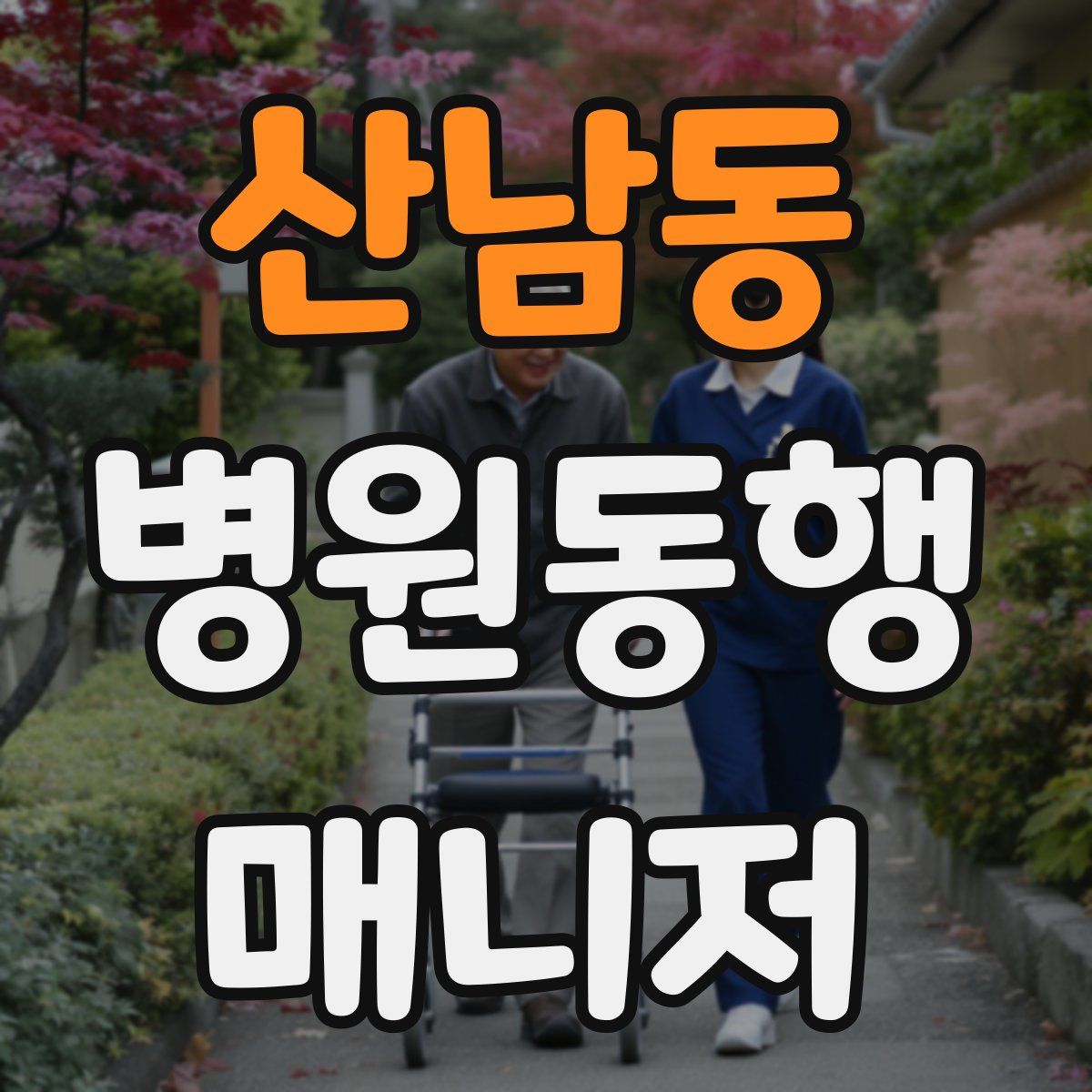 산남동 병원동행매니저 자격증