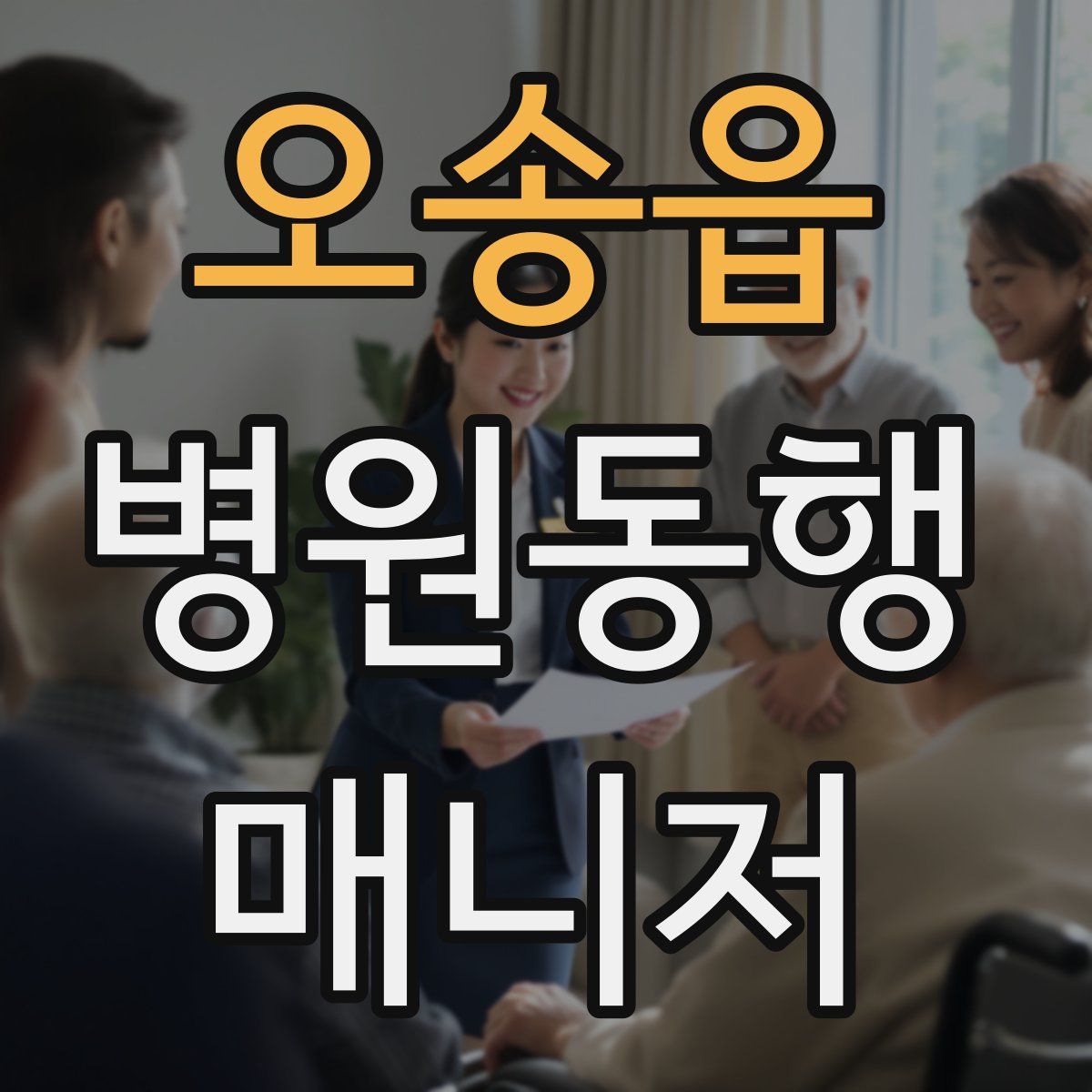 오송읍 병원동행매니저 자격증