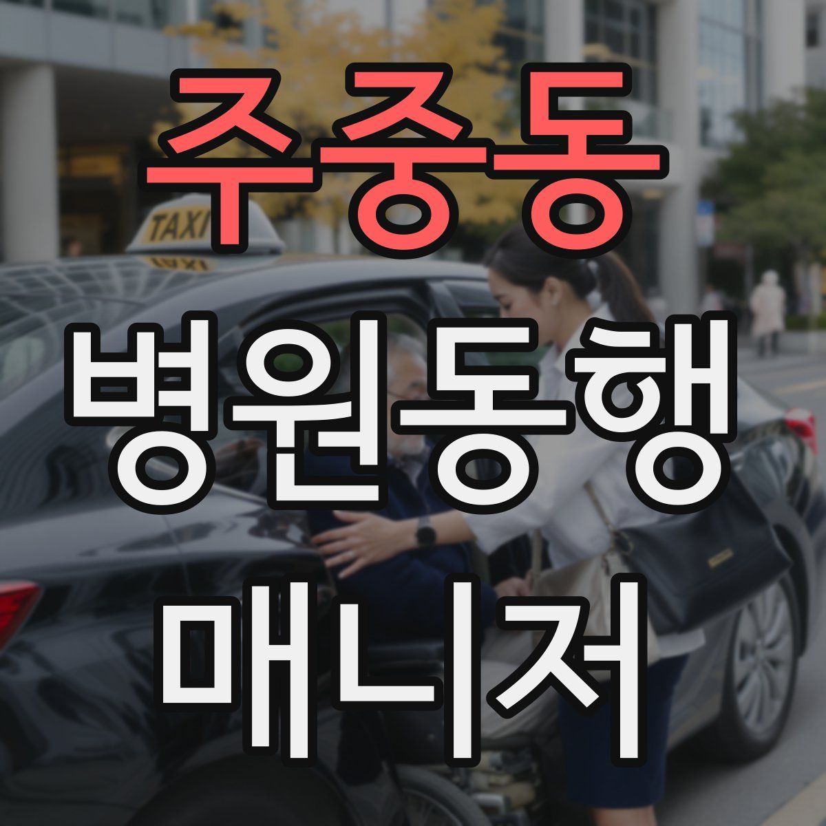 주중동 병원동행매니저 자격증