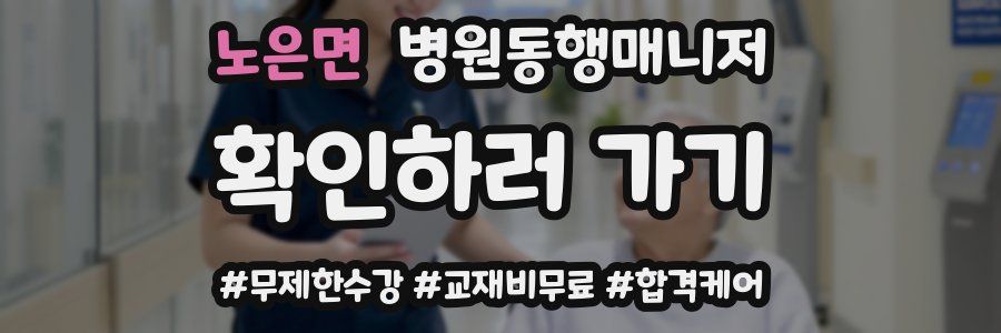 노은면 병원동행매니저 자격증