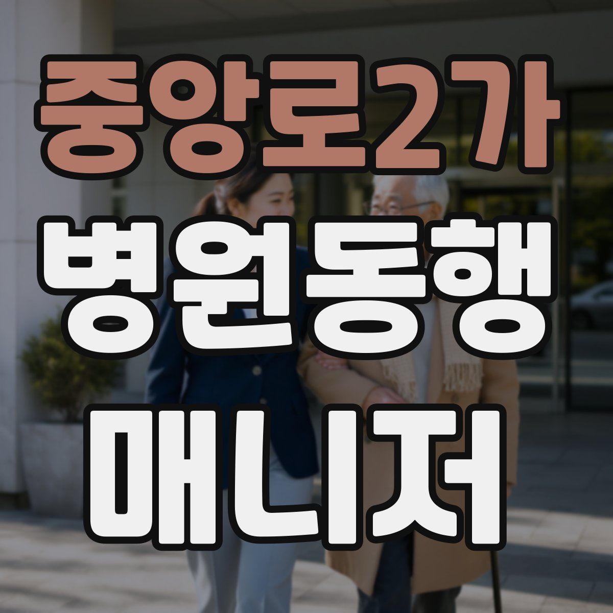 중앙로2가 병원동행매니저 자격증