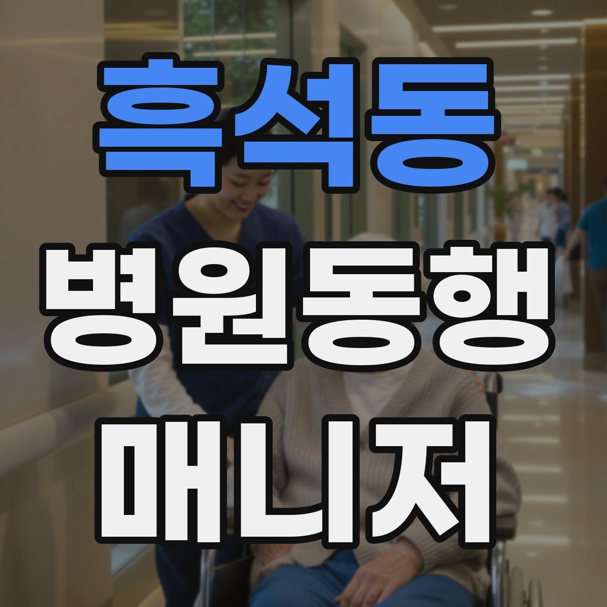 흑석동 병원동행매니저 자격증