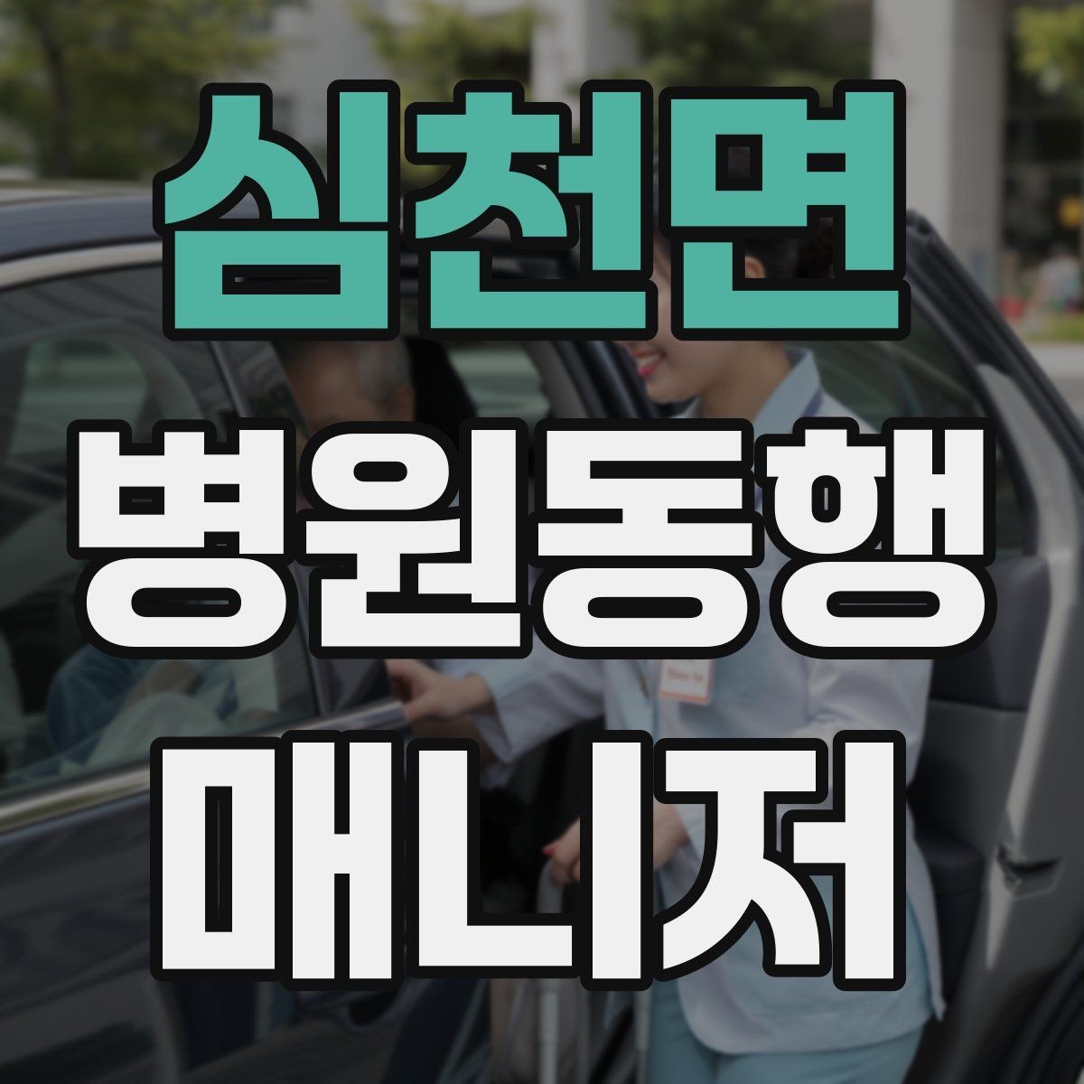 심천면 병원동행매니저 자격증 일정 확정 전 확인 질문 리스트