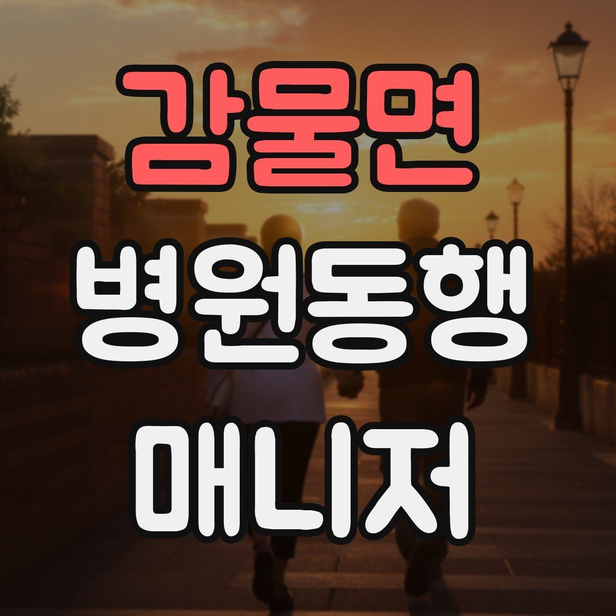 감물면 병원동행매니저 자격증 추가 시간 발생 시 안내 방법