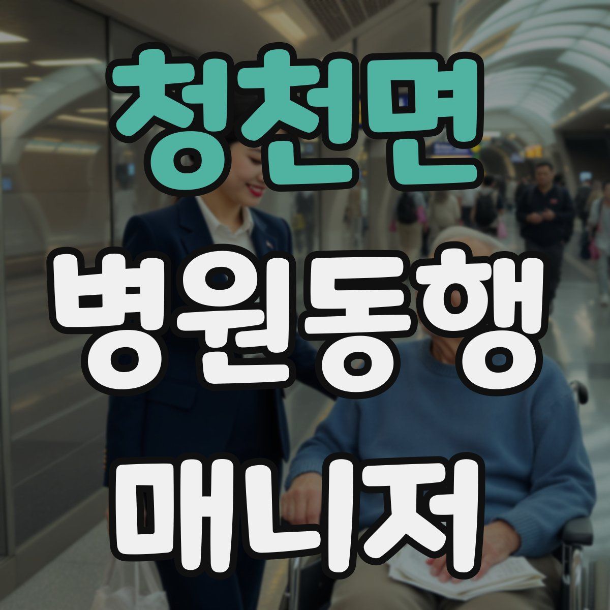 청천면 병원동행매니저 자격증