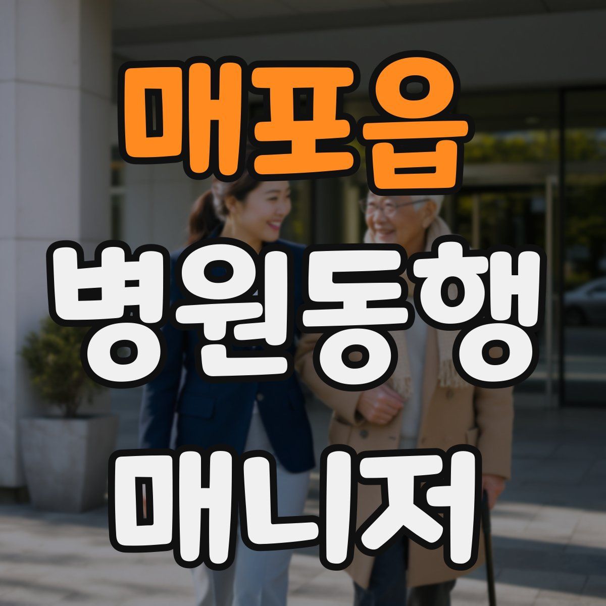 매포읍 병원동행매니저 자격증
