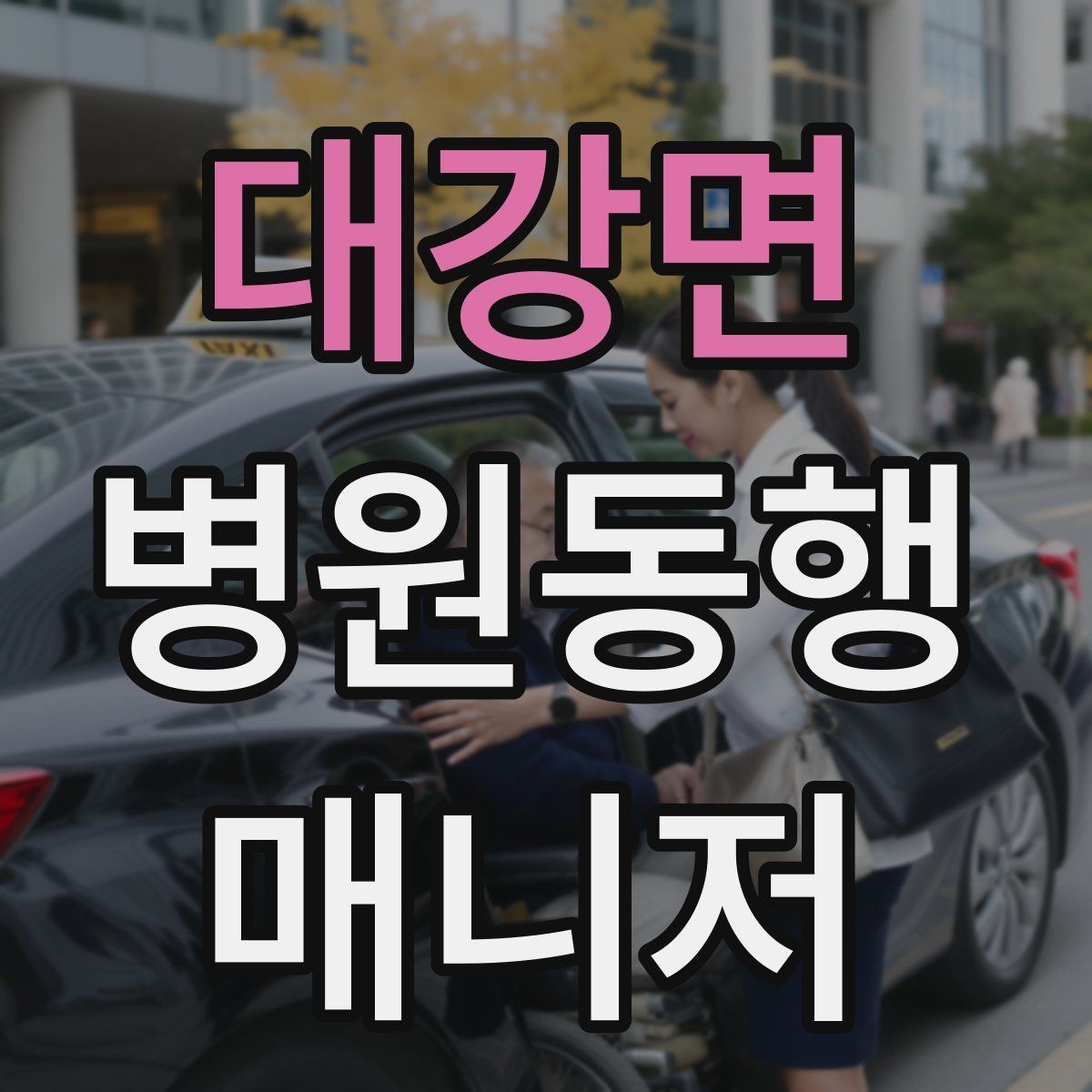 대강면 병원동행매니저 자격증 의사소통이 어려운 경우 대처 방법