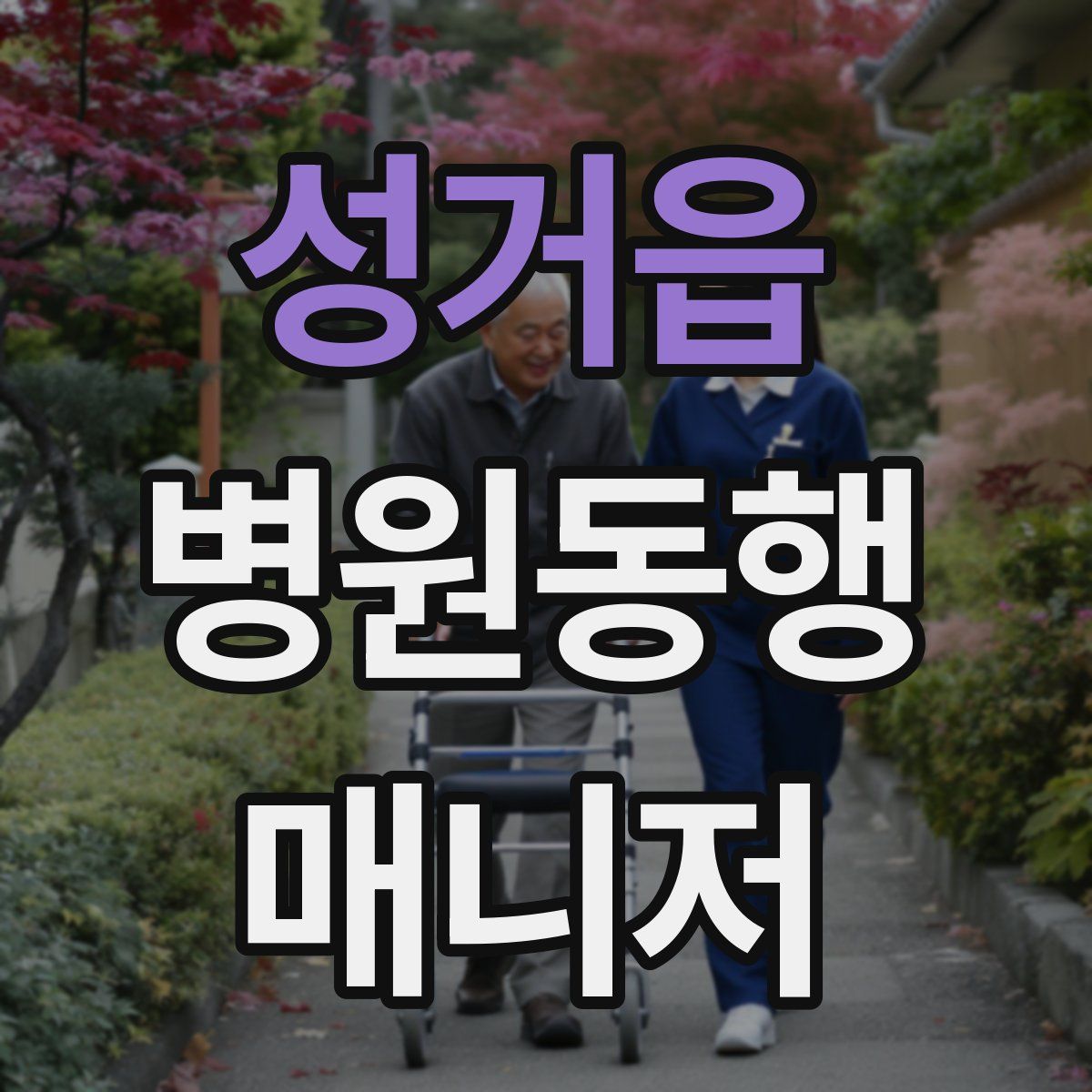 성거읍 병원동행매니저 자격증