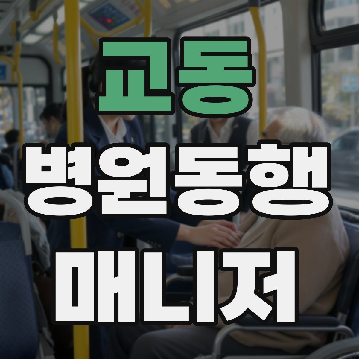 교동 병원동행매니저 자격증
