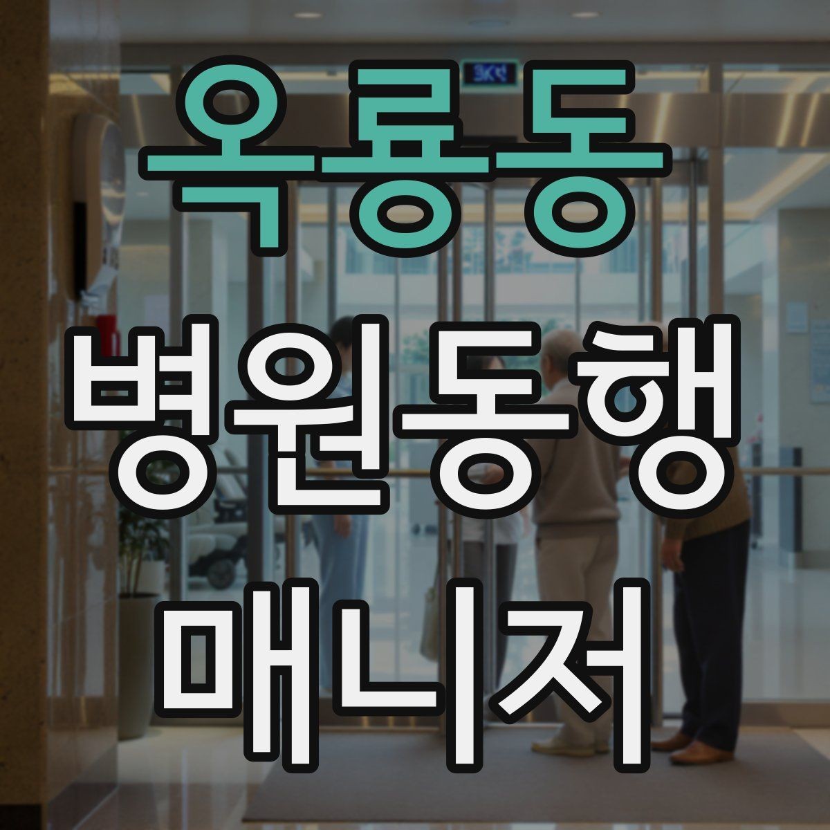옥룡동 병원동행매니저 자격증 시험 합격을 위한 핵심 정리 노트