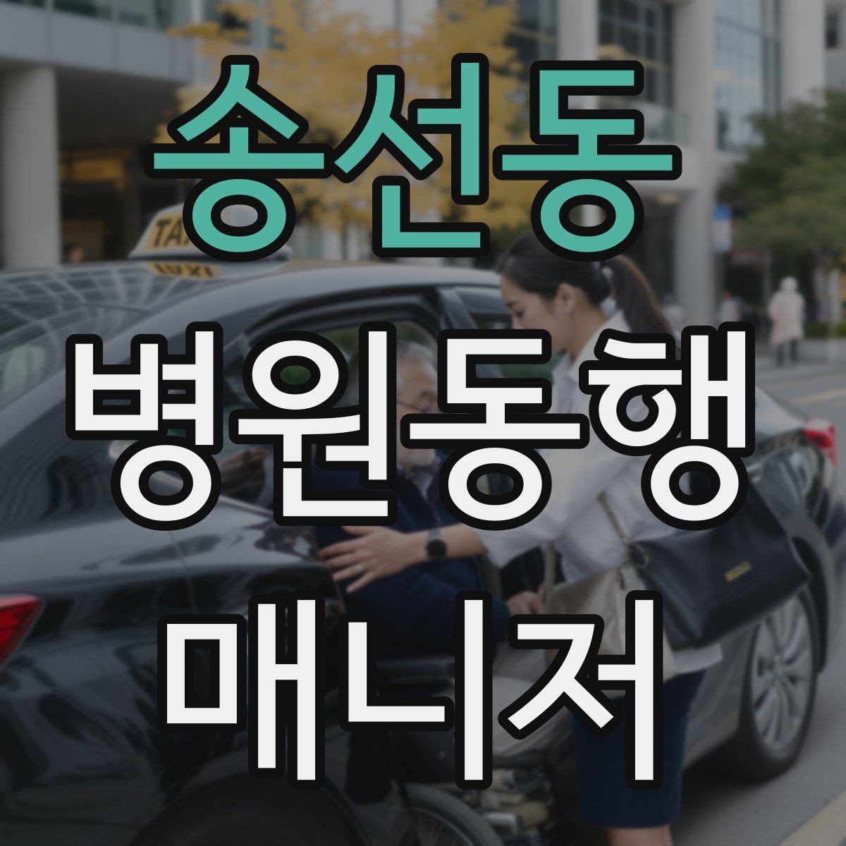 송선동 병원동행매니저 자격증 동행 전 안내 메시지를 간단히 쓰는 법