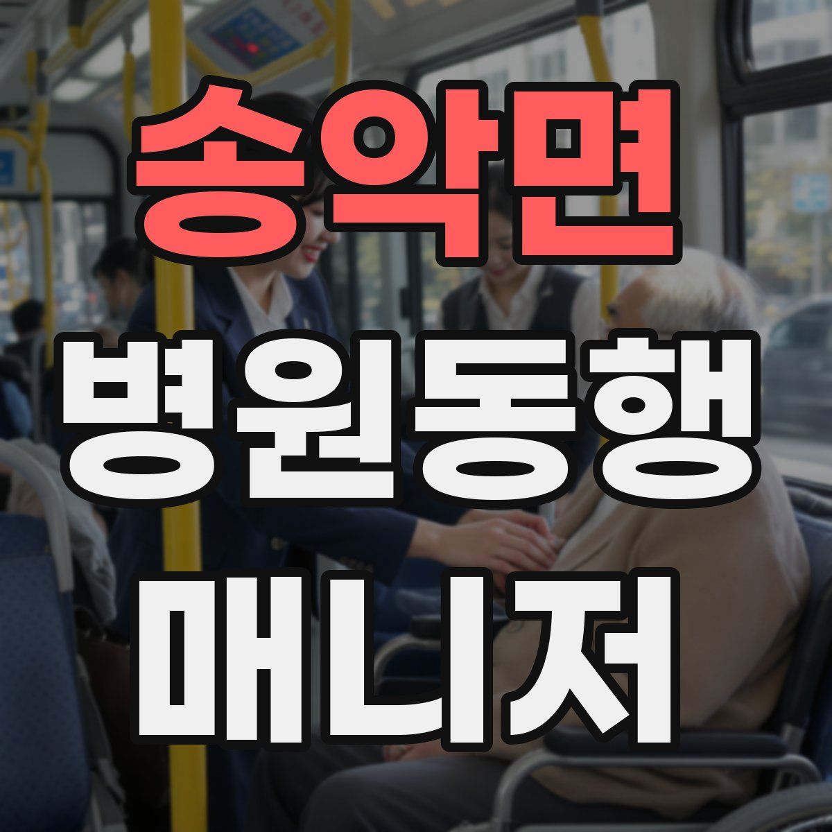 송악면 병원동행매니저 자격증
