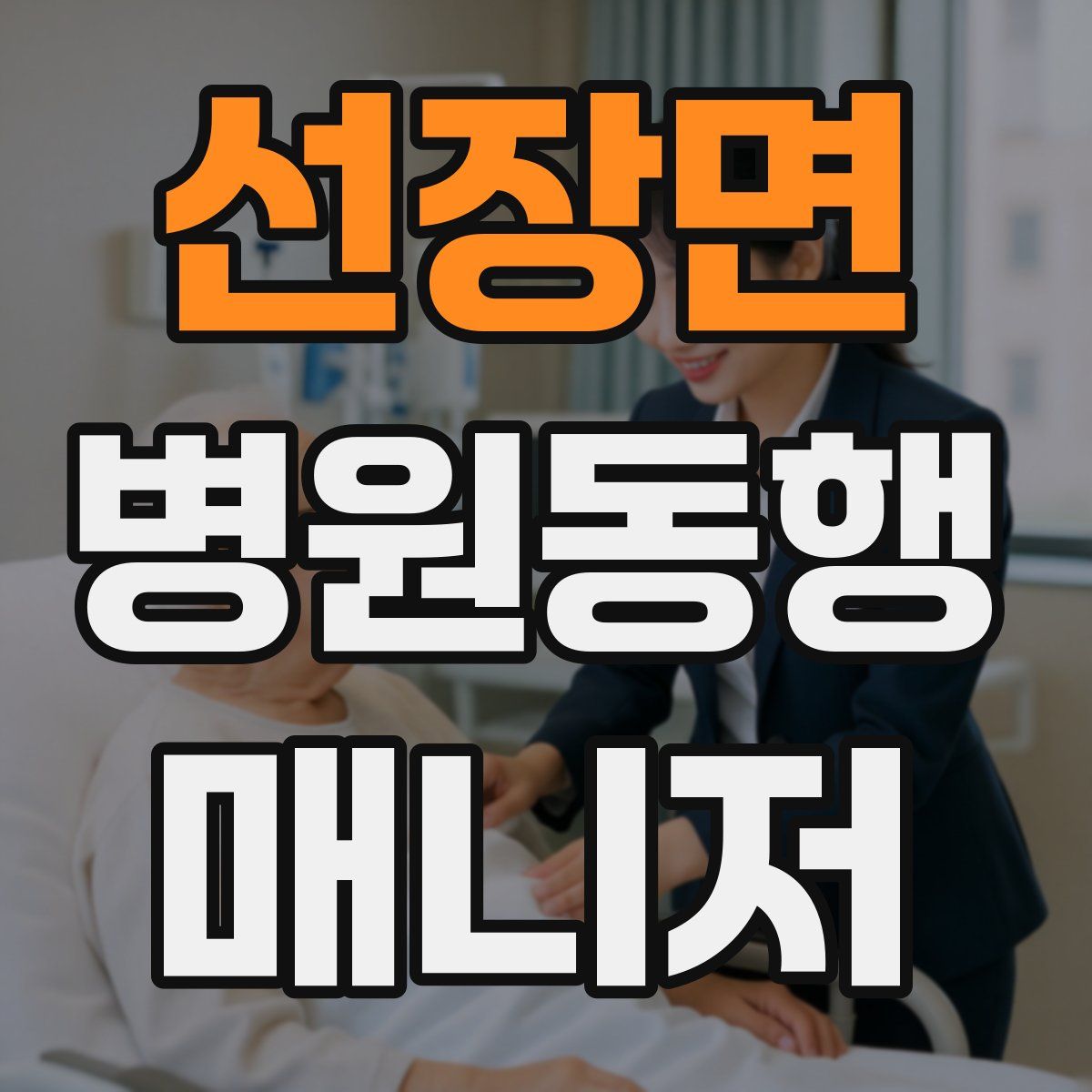 선장면 병원동행매니저 자격증