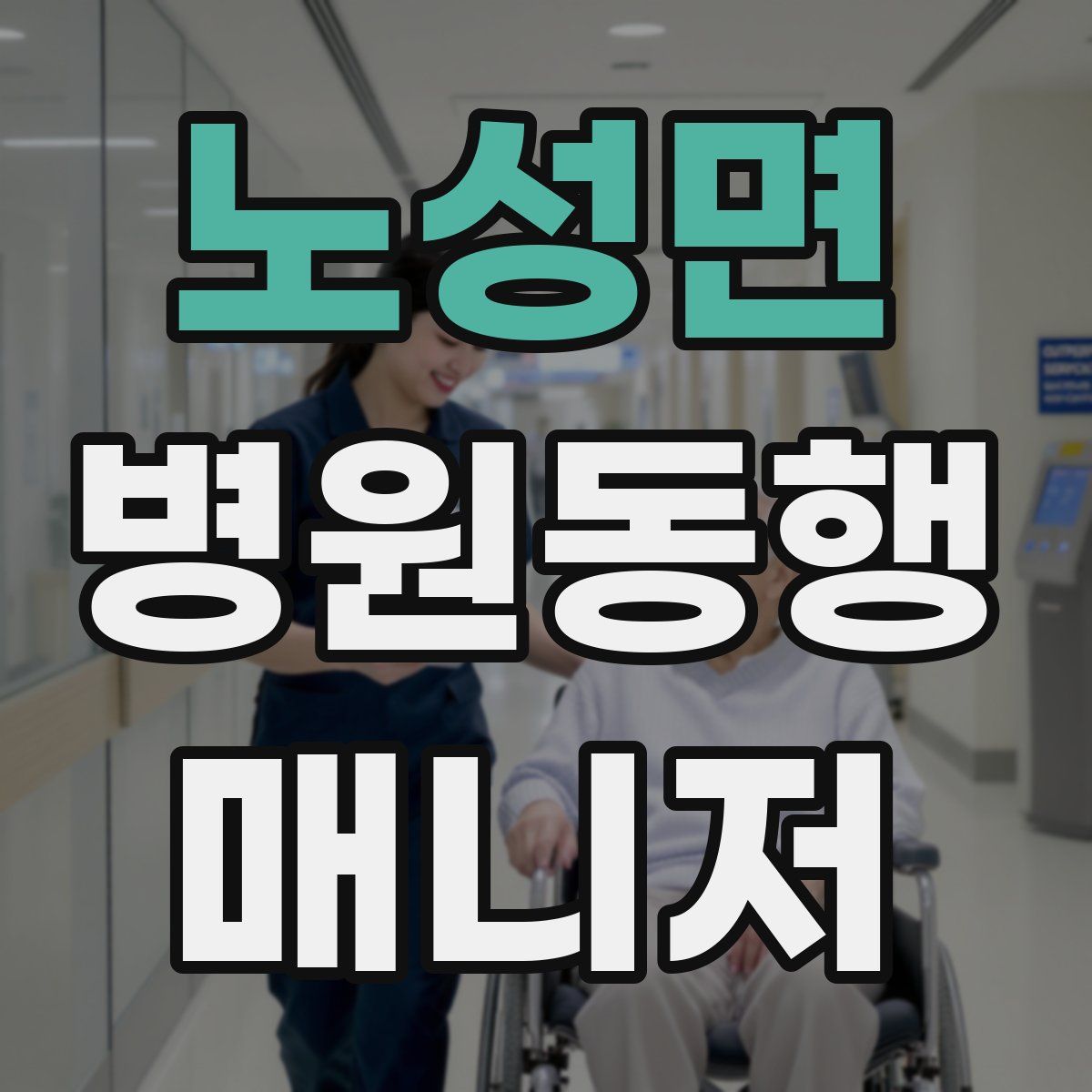 노성면 병원동행매니저 자격증