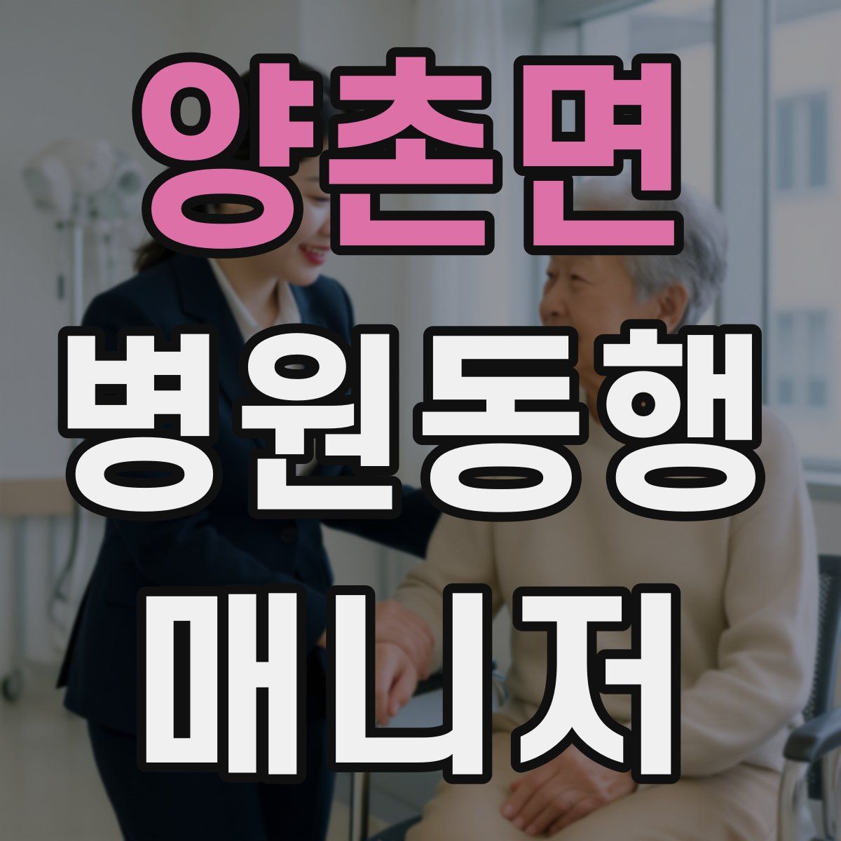 양촌면 병원동행매니저 자격증