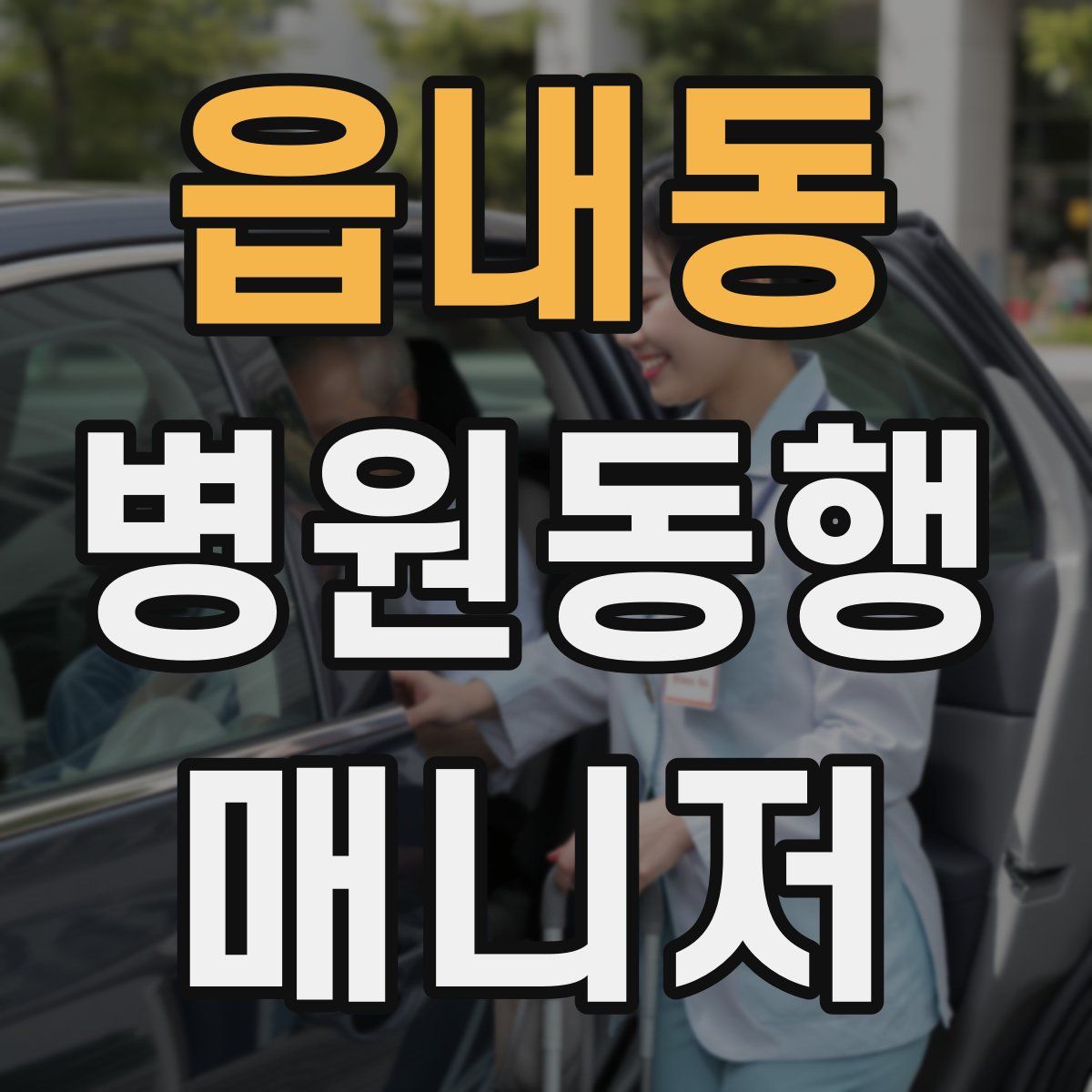읍내동 병원동행매니저 자격증