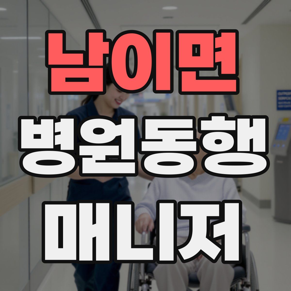 남이면 병원동행매니저 자격증