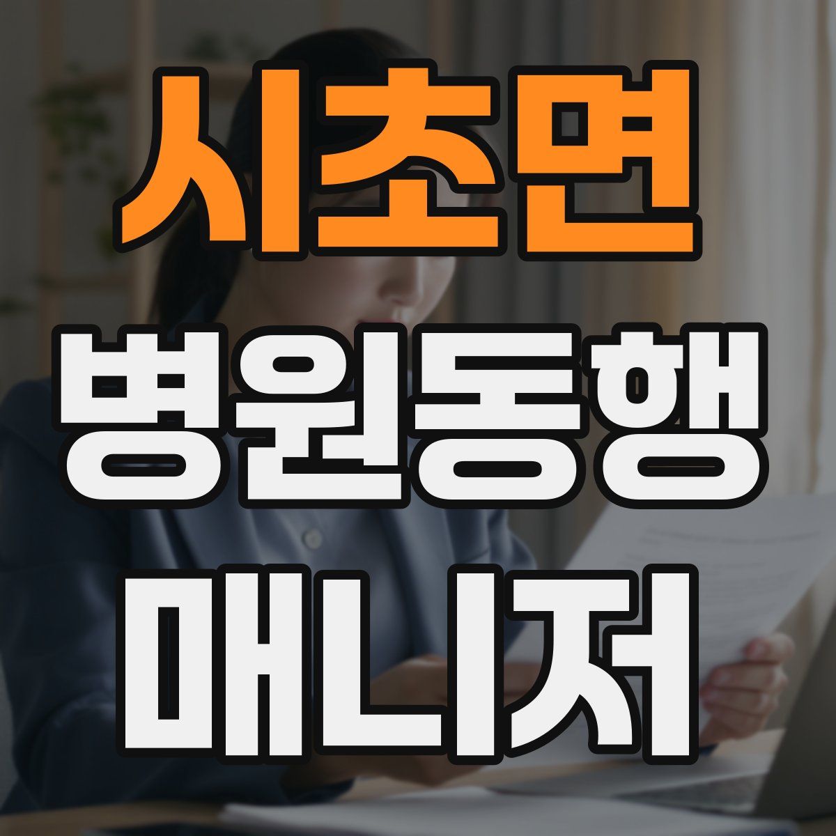 시초면 병원동행매니저 자격증