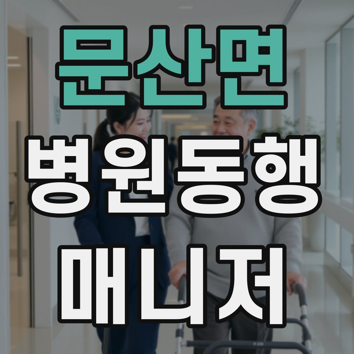 문산면 병원동행매니저 자격증