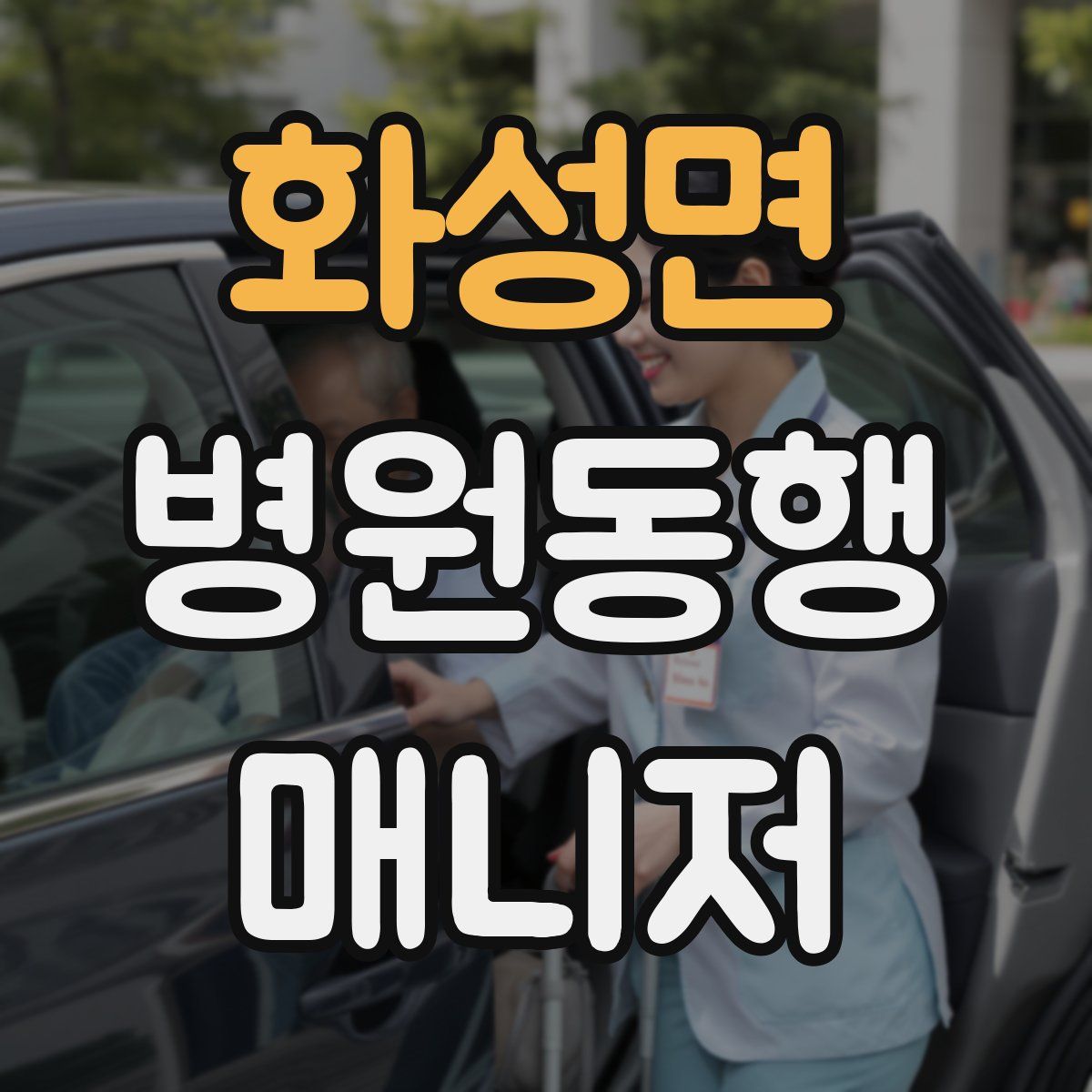 화성면 병원동행매니저 자격증