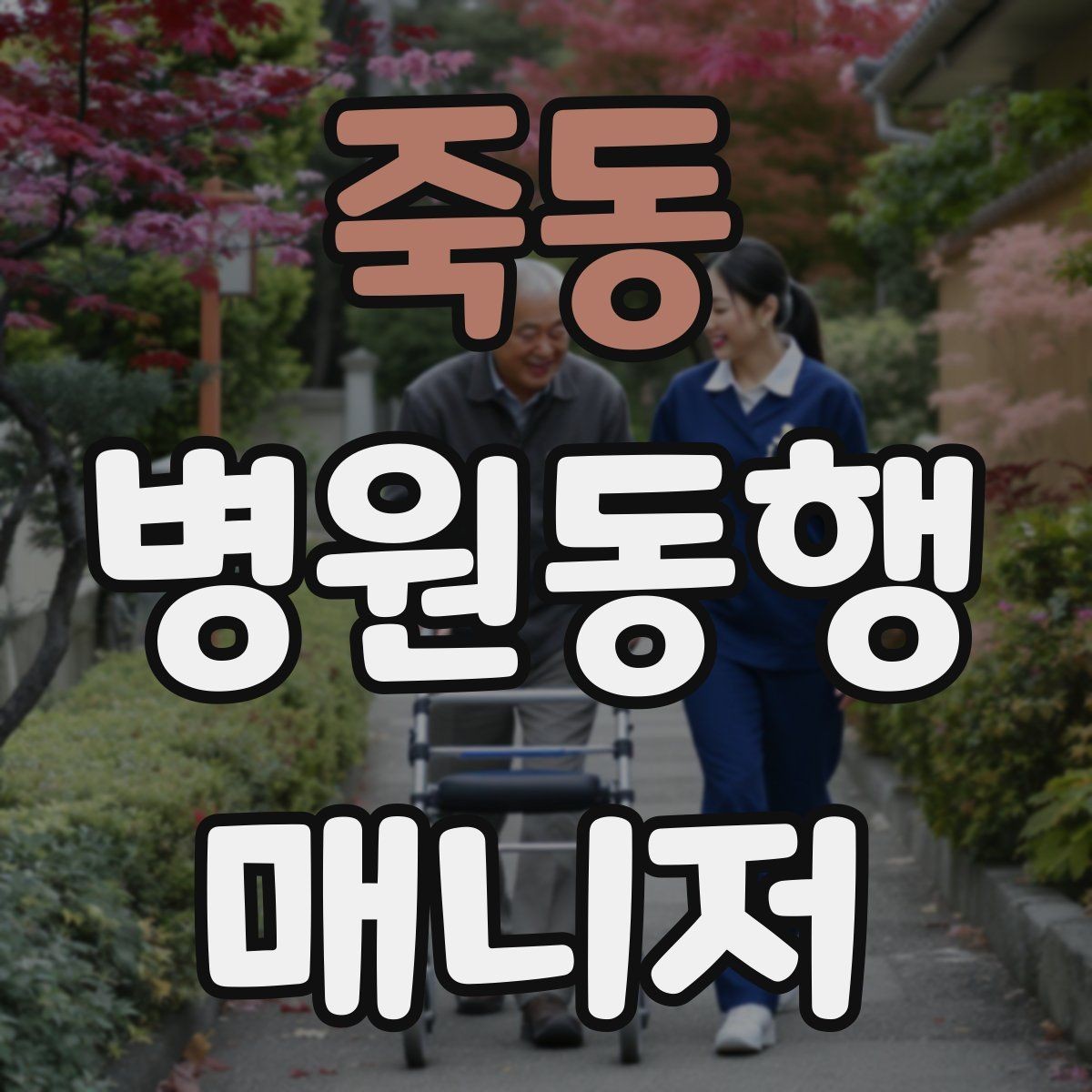 죽동 병원동행매니저 자격증 고령자 동행에서 중요한 안전 수칙