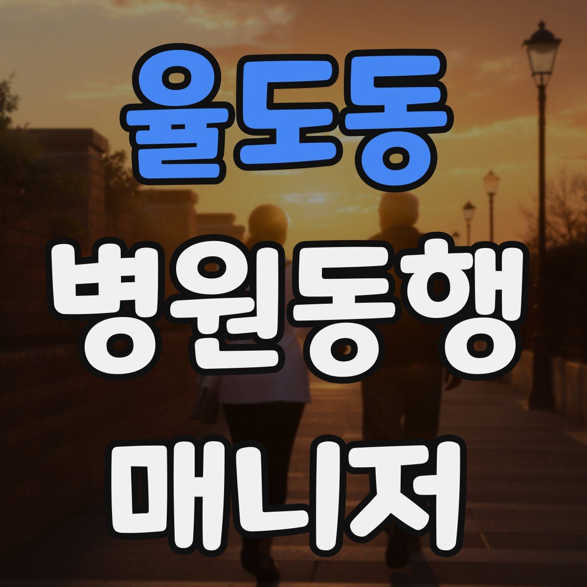 율도동 병원동행매니저 자격증