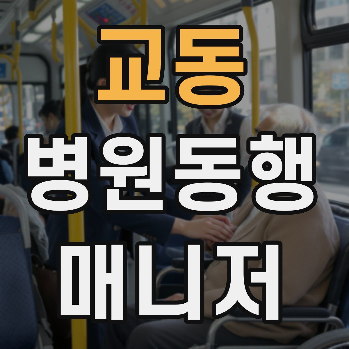 교동 병원동행매니저 자격증