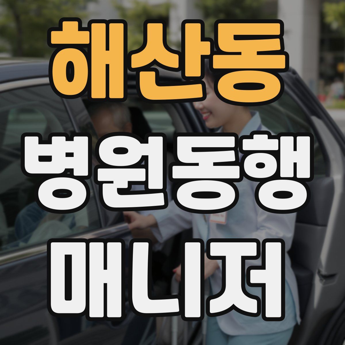 해산동 병원동행매니저 자격증