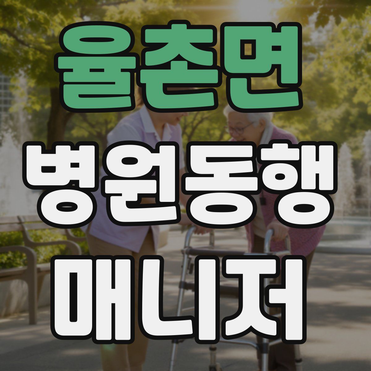 율촌면 병원동행매니저 자격증