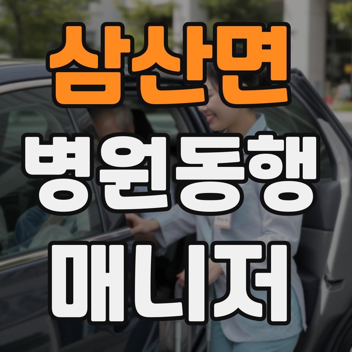 삼산면 병원동행매니저 자격증