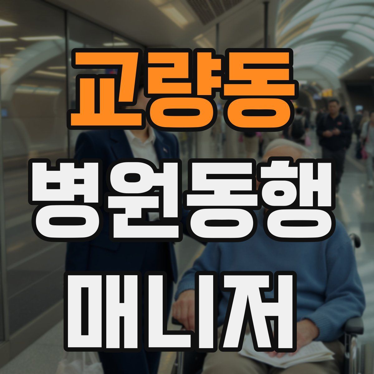 교량동 병원동행매니저 자격증