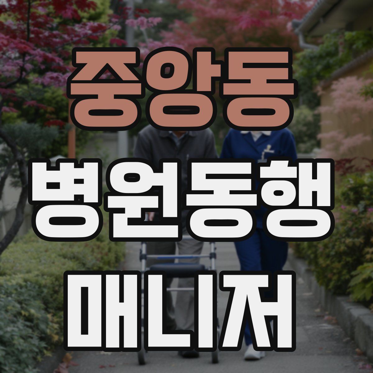 중앙동 병원동행매니저 자격증