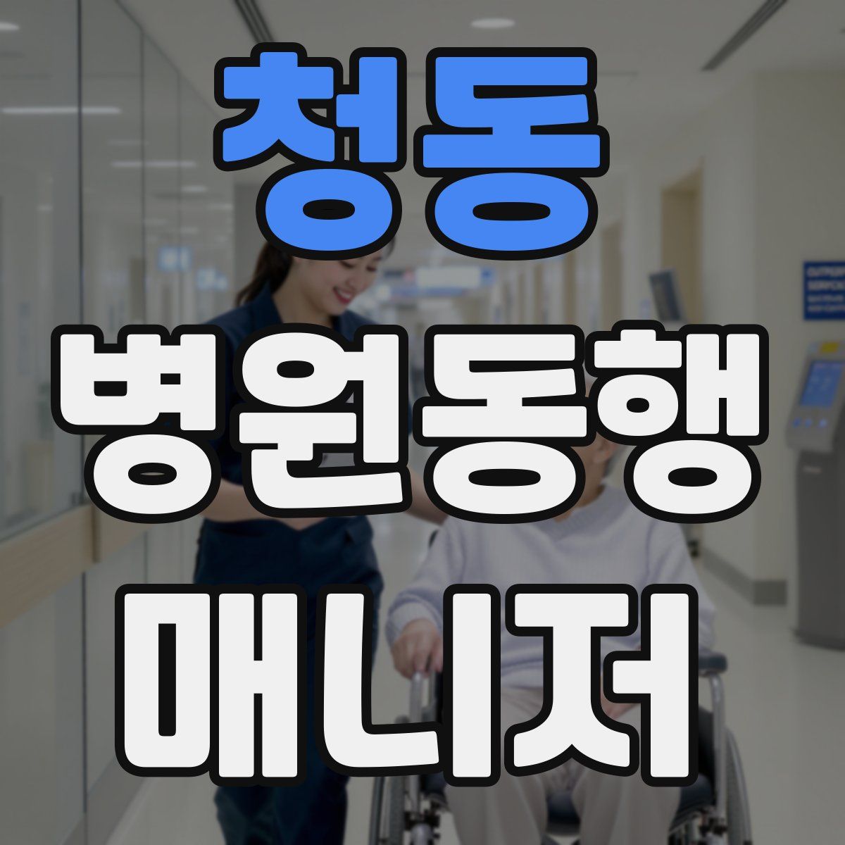 청동 병원동행매니저 자격증