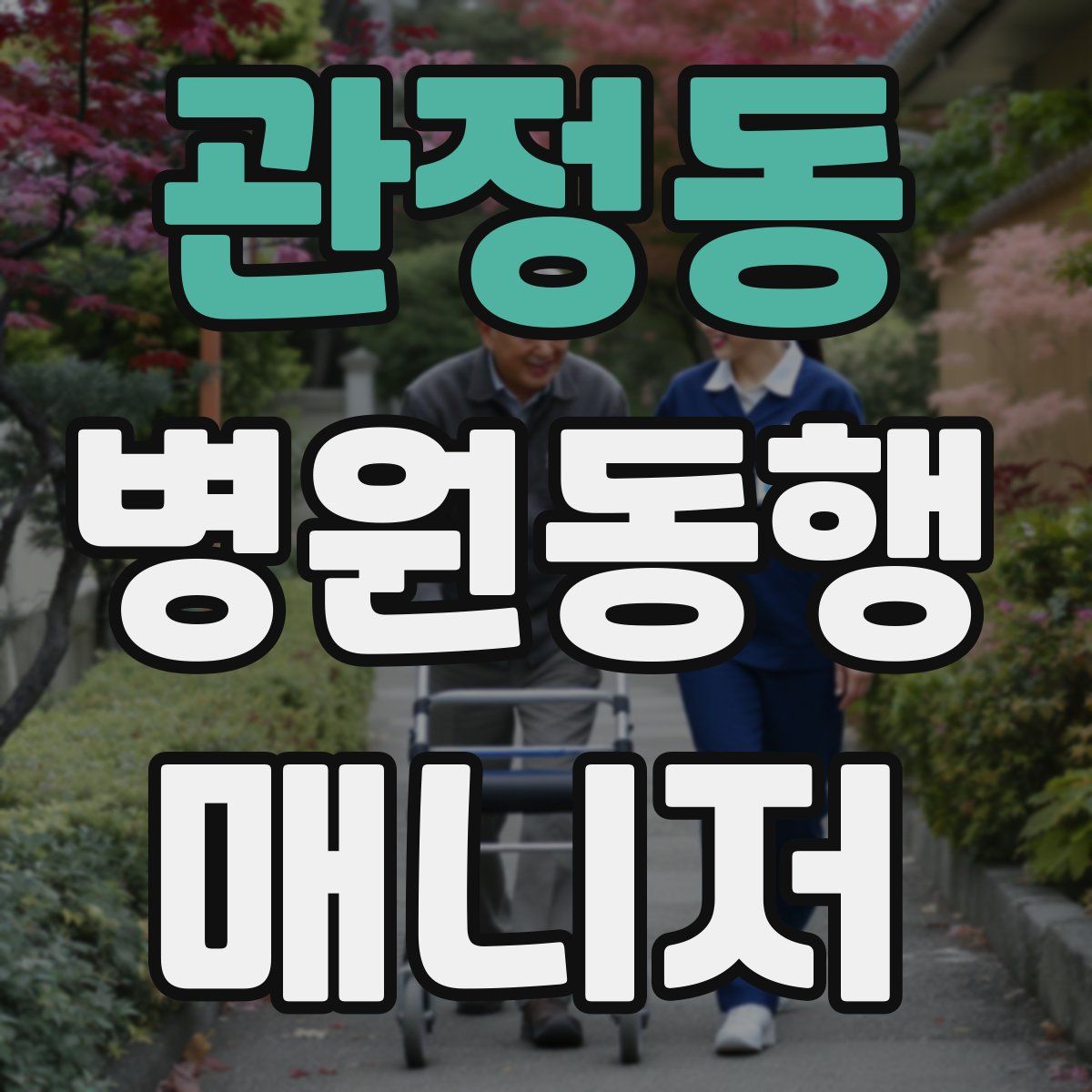 관정동 병원동행매니저 자격증