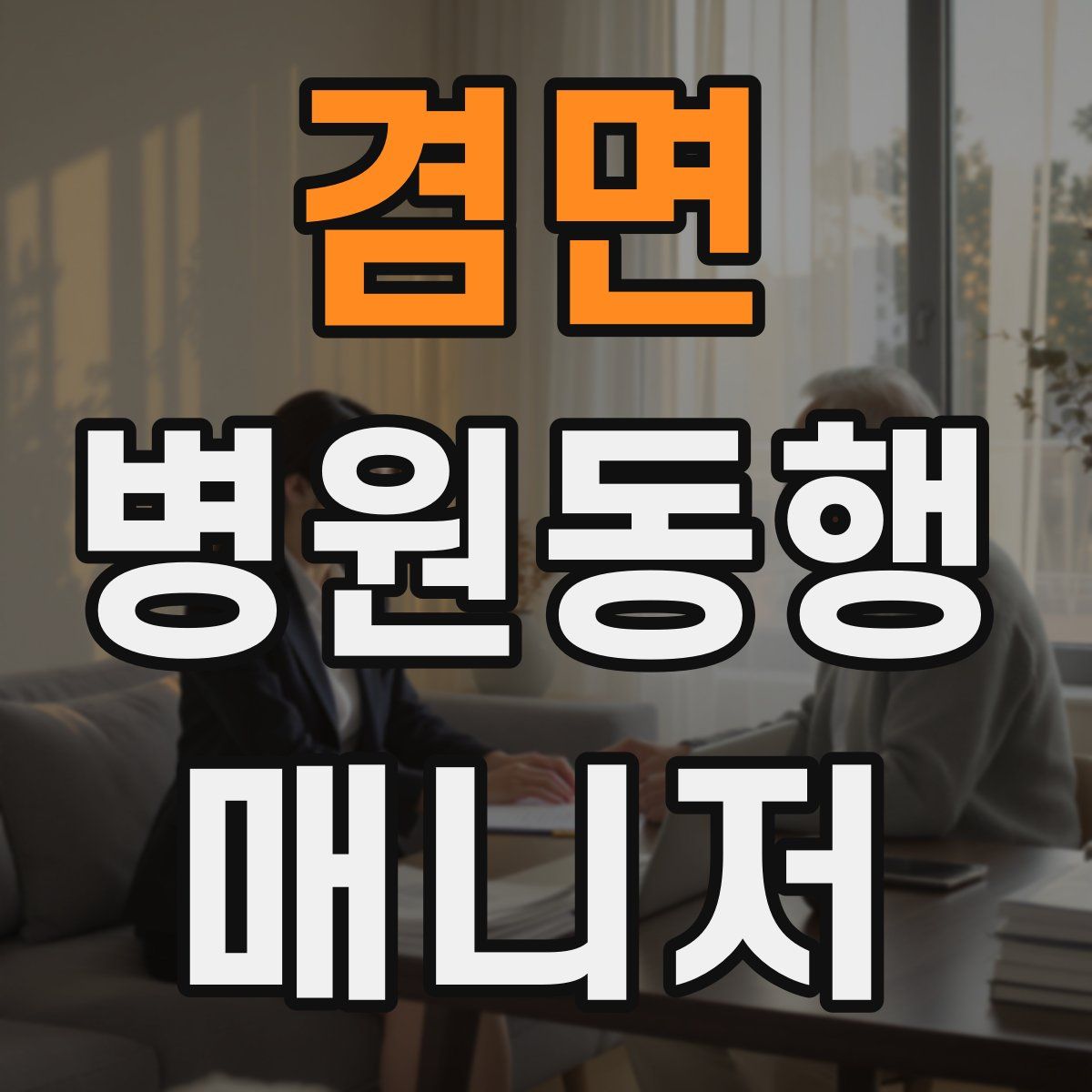 겸면 병원동행매니저 자격증
