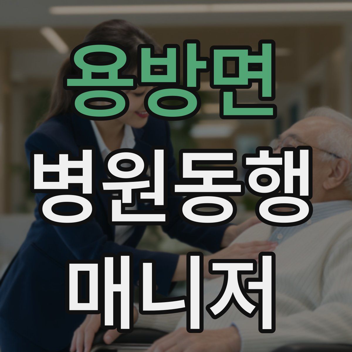 용방면 병원동행매니저 자격증