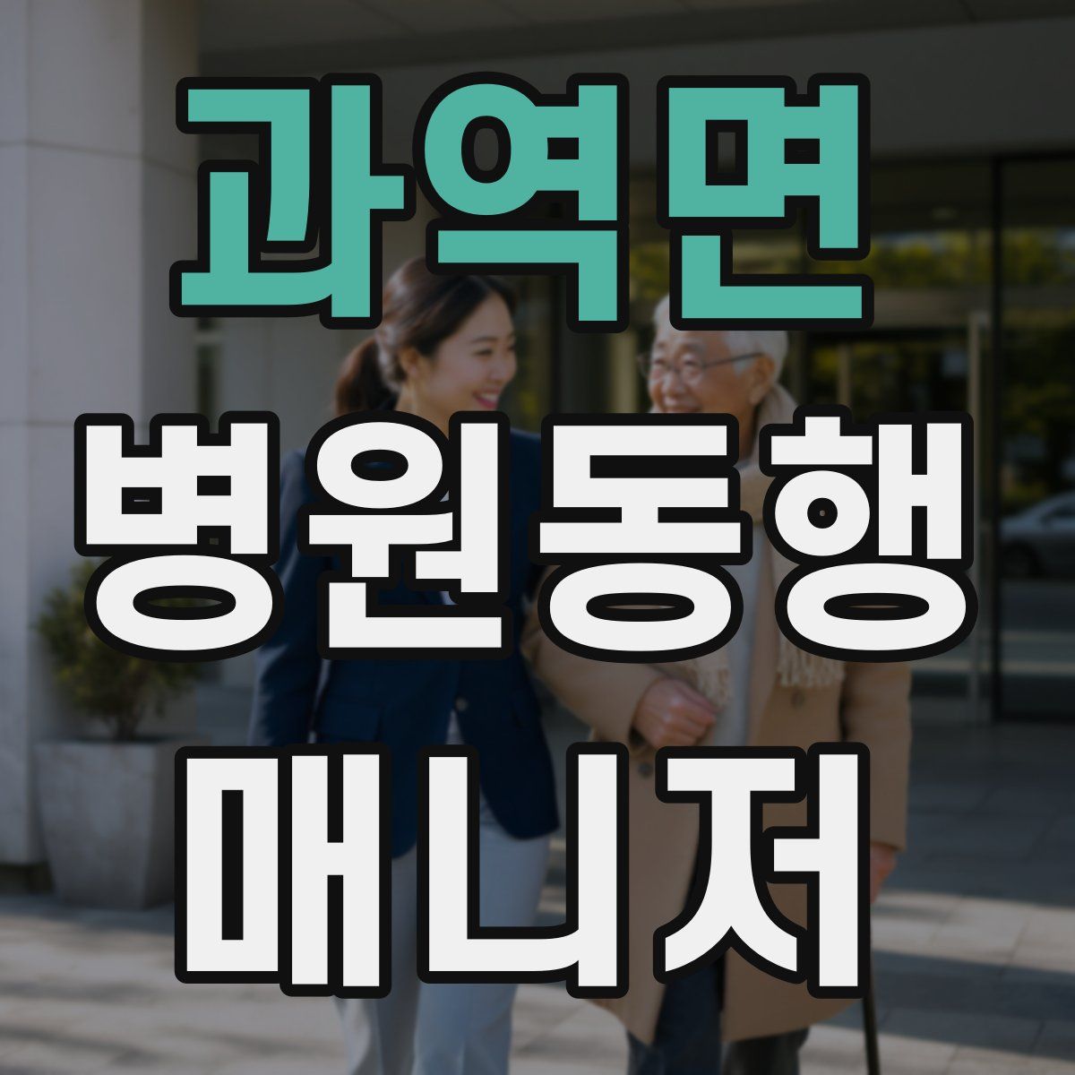 과역면 병원동행매니저 자격증