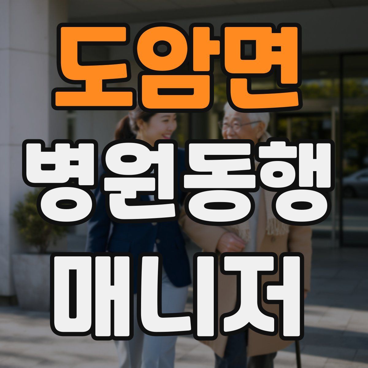 도암면 병원동행매니저 자격증